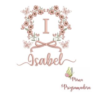 Matriz de Bordado Nome Isabel