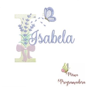 Matriz de Bordado - Nome Isabela
