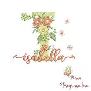 Matriz de Bordado - Nome Isabella