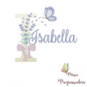 Matriz de Bordado - Nome Isabella