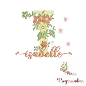 Matriz de Bordado - Nome Isabelle