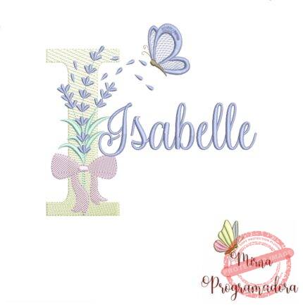 Matriz de Bordado - Nome Isabelle