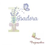 Matriz de Bordado - Nome Isadora