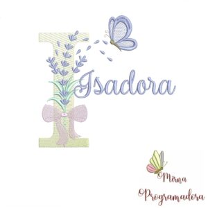 Matriz de Bordado - Nome Isadora