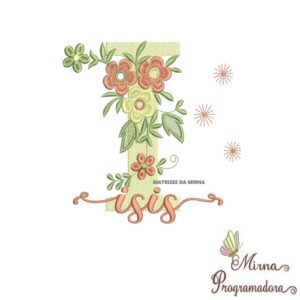 Matriz de Bordado - Nome Isis