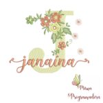 Matriz de Bordado - Nome Janaína