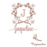 Matriz de Bordado Nome Jaqueline