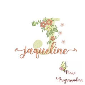 Matriz de Bordado - Nome Jaqueline