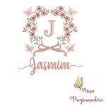 Matriz de Bordado Nome Jasmim