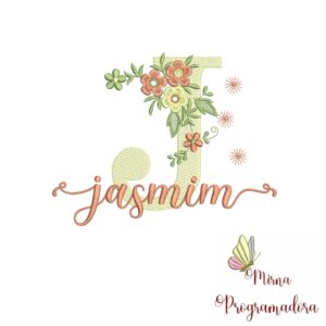 Matriz de Bordado - Nome Jasmim