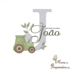 Matriz de Bordado Nome João
