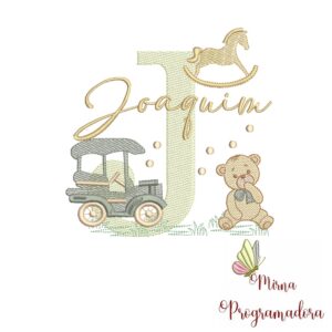 Matriz de Bordado Nome Joaquim