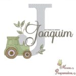 Matriz de Bordado Nome Joaquim