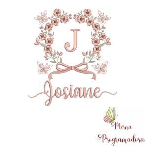Matriz de Bordado Nome Josiane