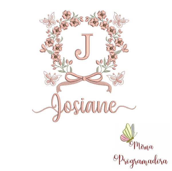 Matriz de Bordado Nome Josiane