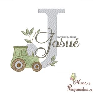 Matriz de Bordado Nome Josué