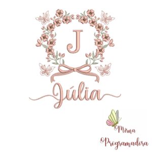 Matriz de Bordado Nome Júlia