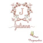 Matriz de Bordado Nome Juliana