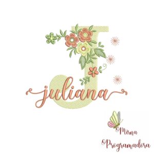Matriz de Bordado - Nome Juliana