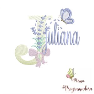 Matriz de Bordado - Nome Juliana