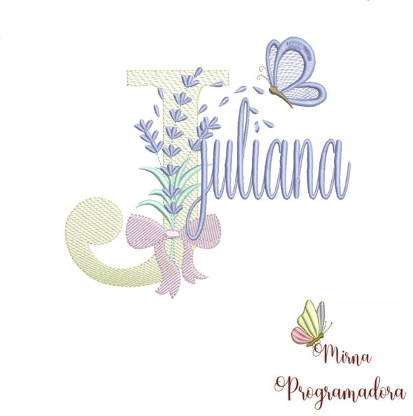 Matriz de Bordado - Nome Juliana