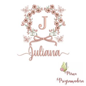 Matriz de Bordado Nome Juliana