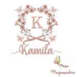 Matriz de Bordado Nome Kamila