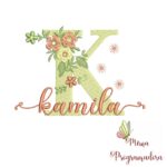 Matriz de Bordado - Nome Kamila