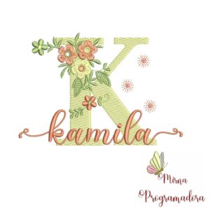 Matriz de Bordado - Nome Kamila