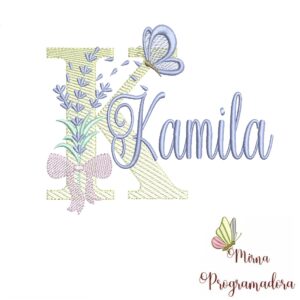 Matriz de Bordado - Nome Kamila