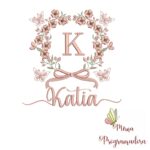 Matriz de Bordado Nome Katia