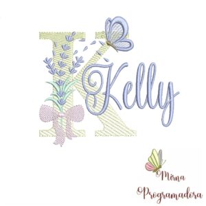 Matriz de Bordado - Nome Kelly