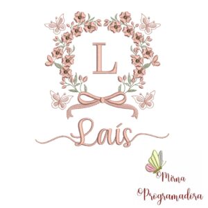 Matriz de Bordado Nome Laís