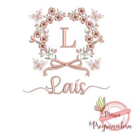 Matriz de Bordado Nome Laís