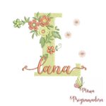 Matriz de Bordado - Nome Lana