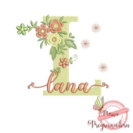 Matriz de Bordado - Nome Lana