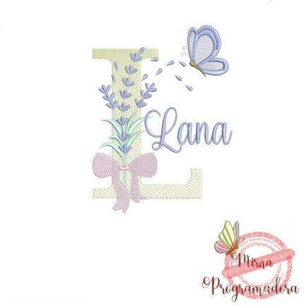 Matriz de Bordado - Nome Lana