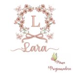 Matriz de Bordado Nome Lara