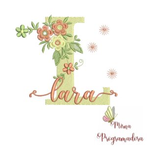 Matriz de Bordado - Nome Lara