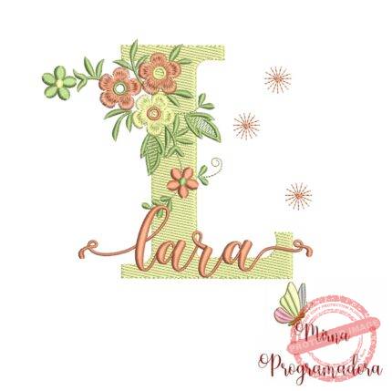 Matriz de Bordado - Nome Lara