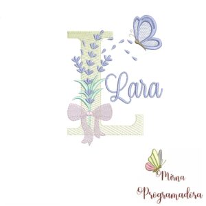 Matriz de Bordado - Nome Lara