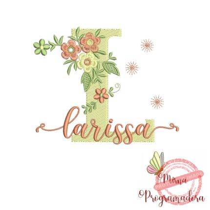 Matriz de Bordado - Nome Larissa