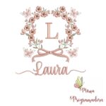 Matriz de Bordado Nome Laura