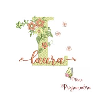Matriz de Bordado - Nome Laura