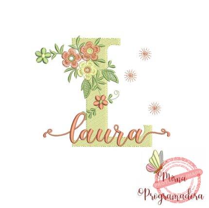 Matriz de Bordado - Nome Laura