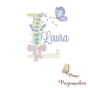 Matriz de Bordado - Nome Laura