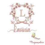 Matriz de Bordado Nome Lavínia