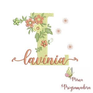 Matriz de Bordado - Nome Lavínia