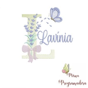 Matriz de Bordado - Nome Lavínia