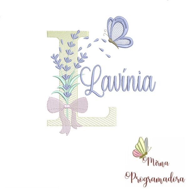Matriz de Bordado - Nome Lavínia